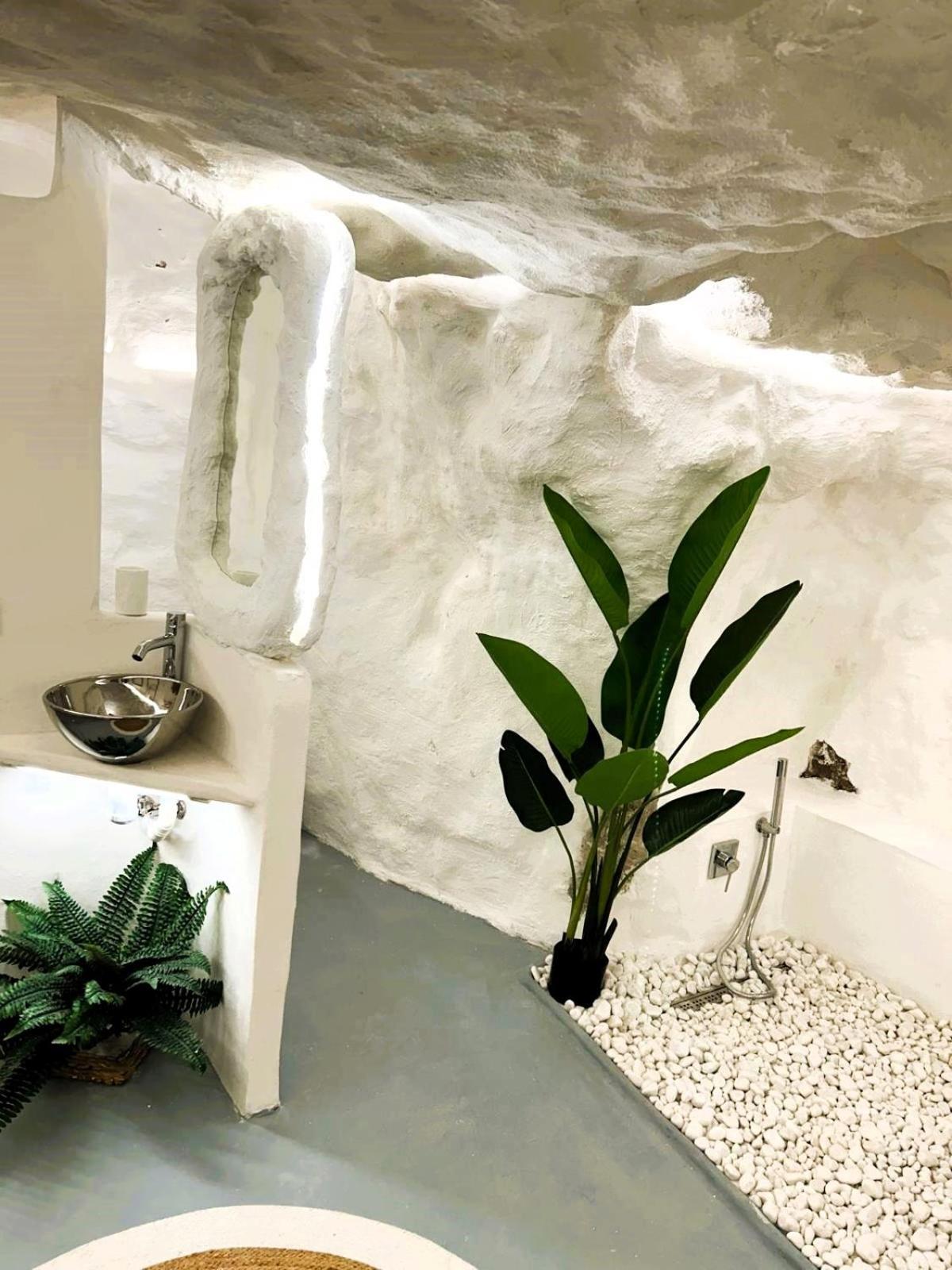 La Cueva Blanca Apartment Alcala del Jucar Bagian luar foto